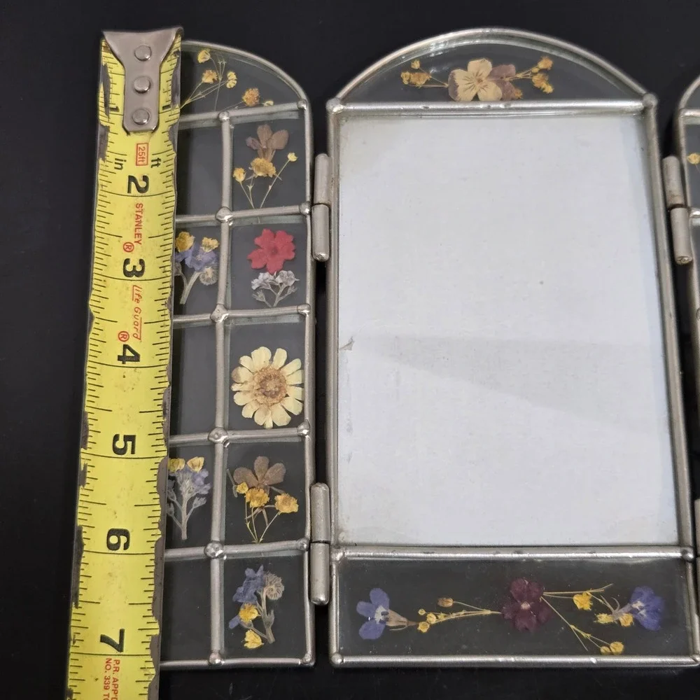 Picture Frame Arch Window Pressed Flower Triptych Arch Cottagecore 3.5x5 Garden